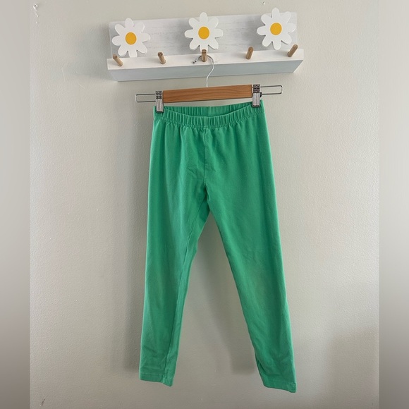 Hanna Andersson green leggings pants kids girls size 130 - Picture 5 of 5